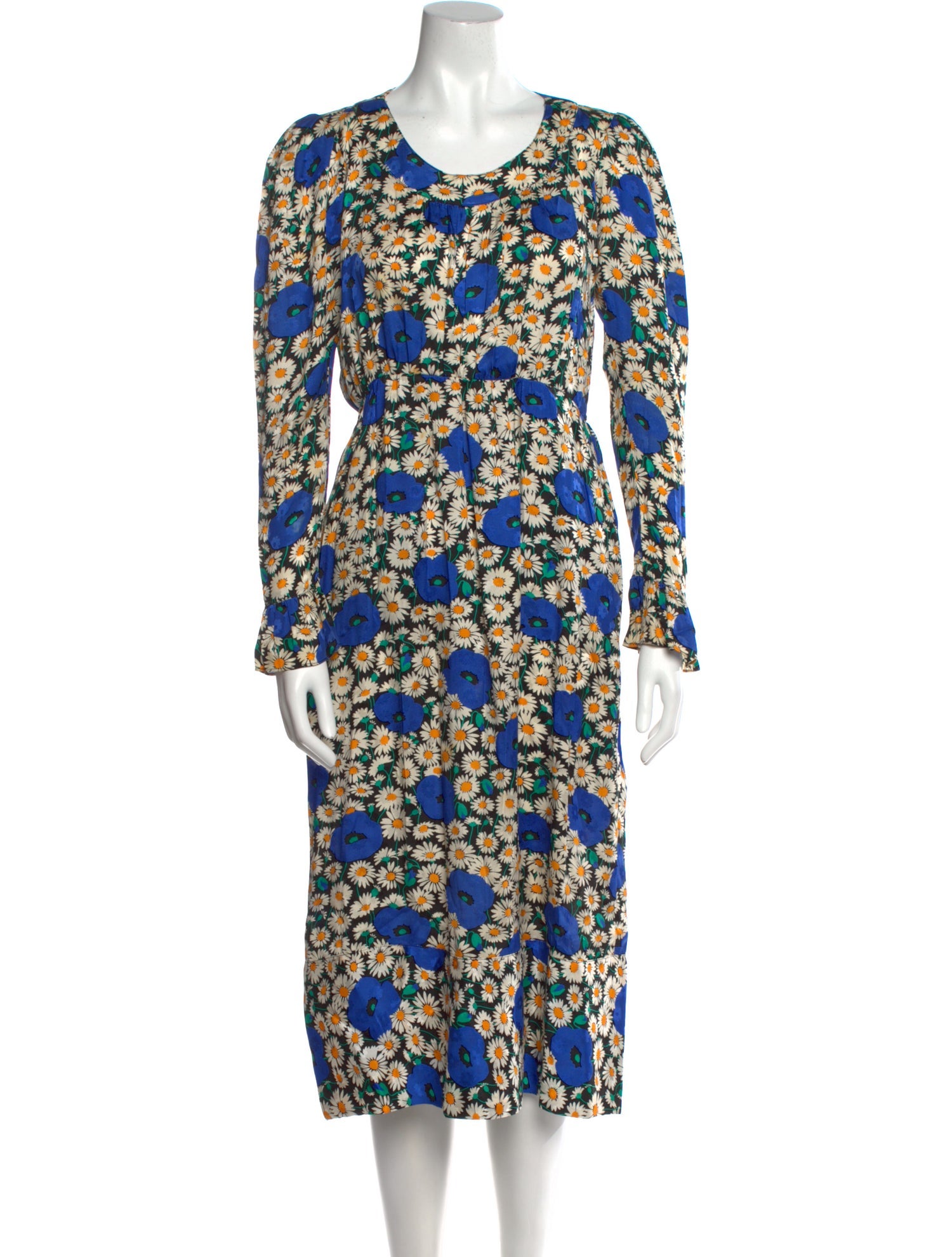 Yves Saint Laurent Rive Gauche Vintage Midi Length Dress