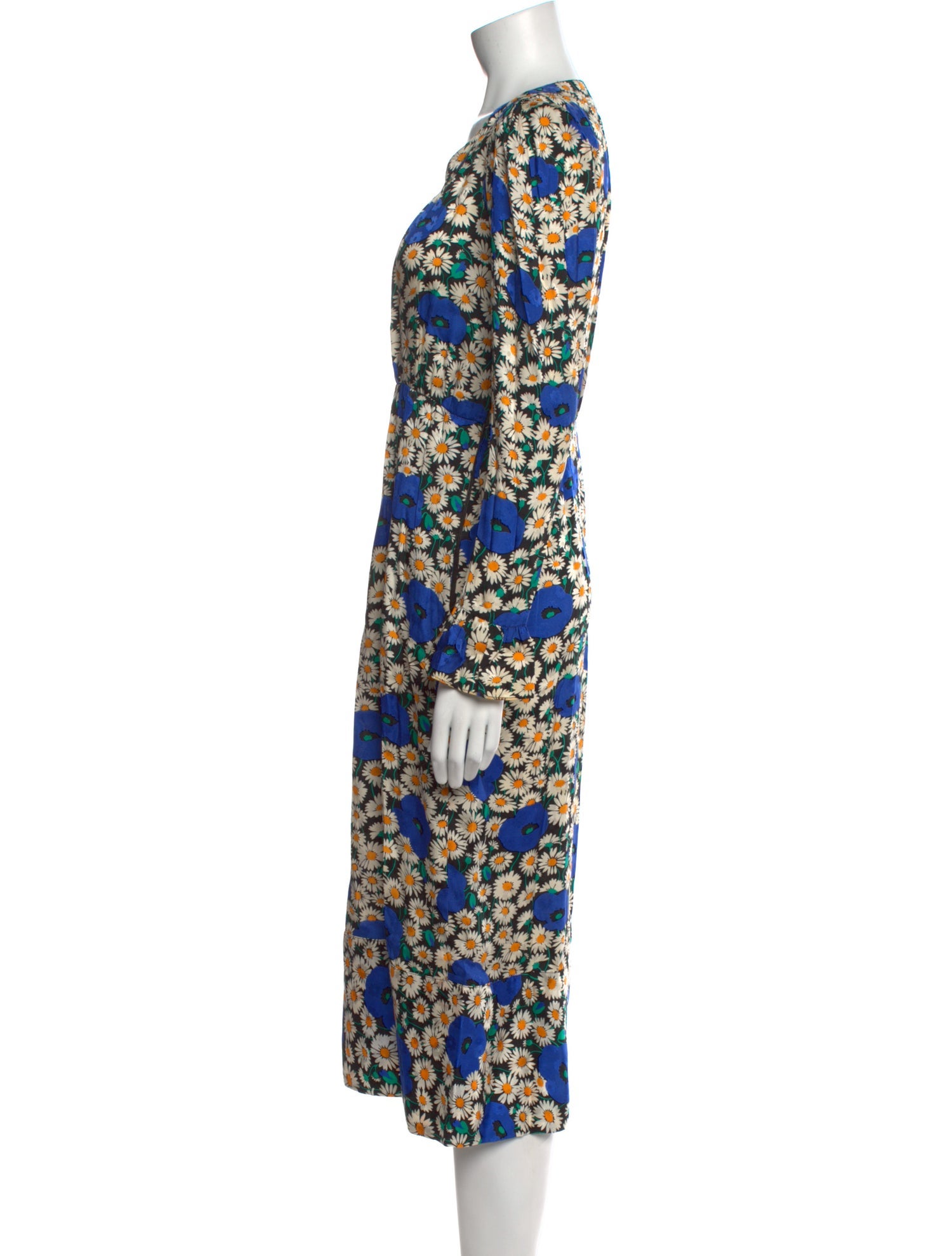 Yves Saint Laurent Rive Gauche Vintage Midi Length Dress