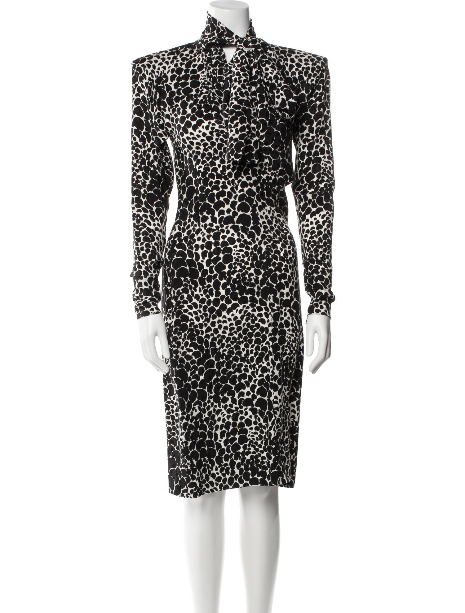 Yves Saint Laurent Rive Gauche Vintage Midi Length Dress