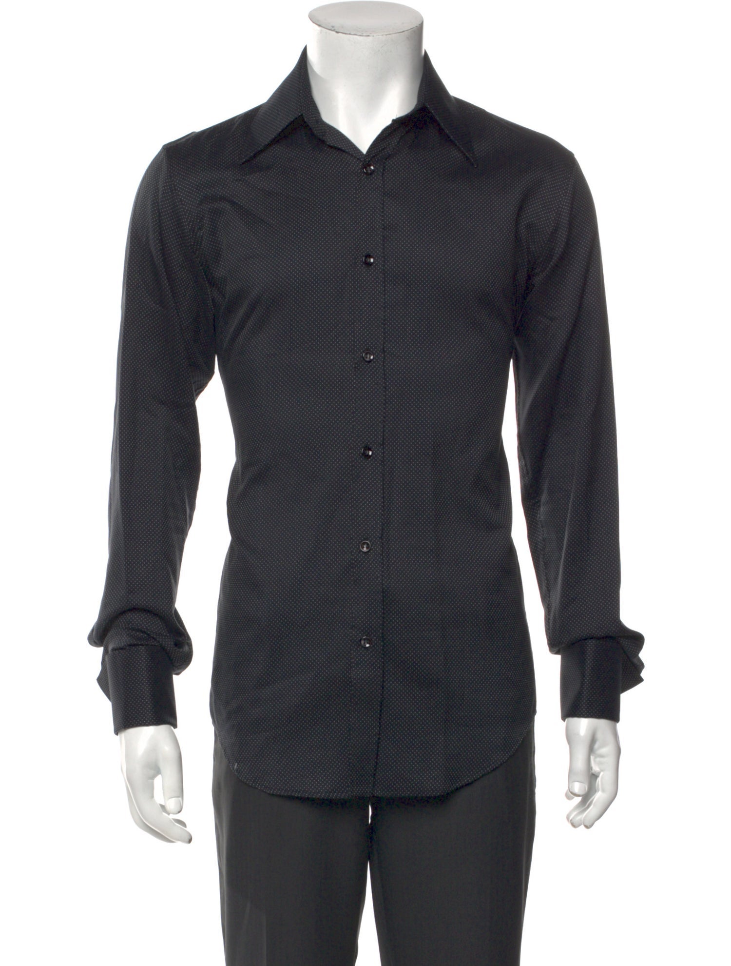 Yves Saint Laurent Rive Gauche 2000's Plaid Print Shirt