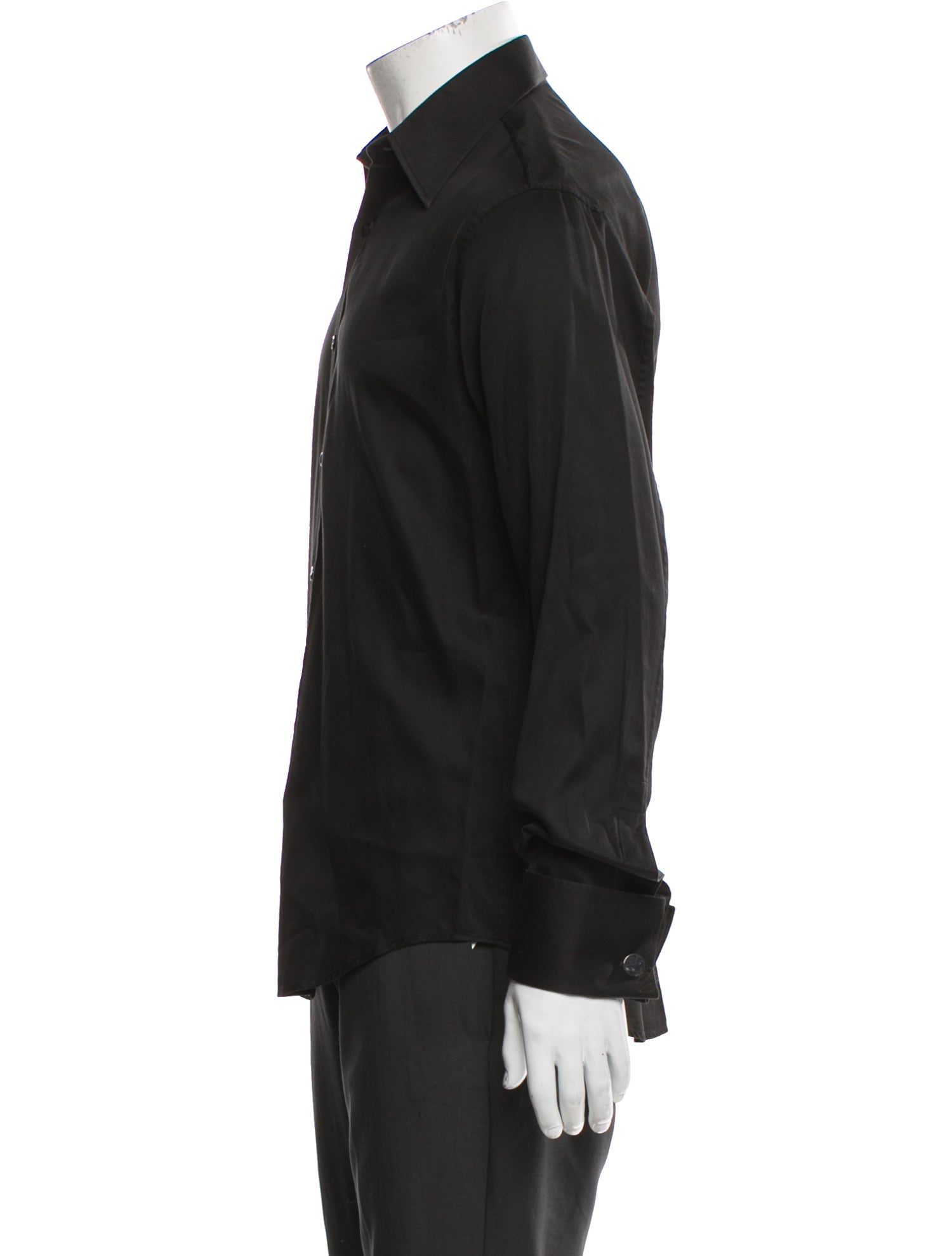 Yves Saint Laurent Rive Gauche Long Sleeve Dress Shirt