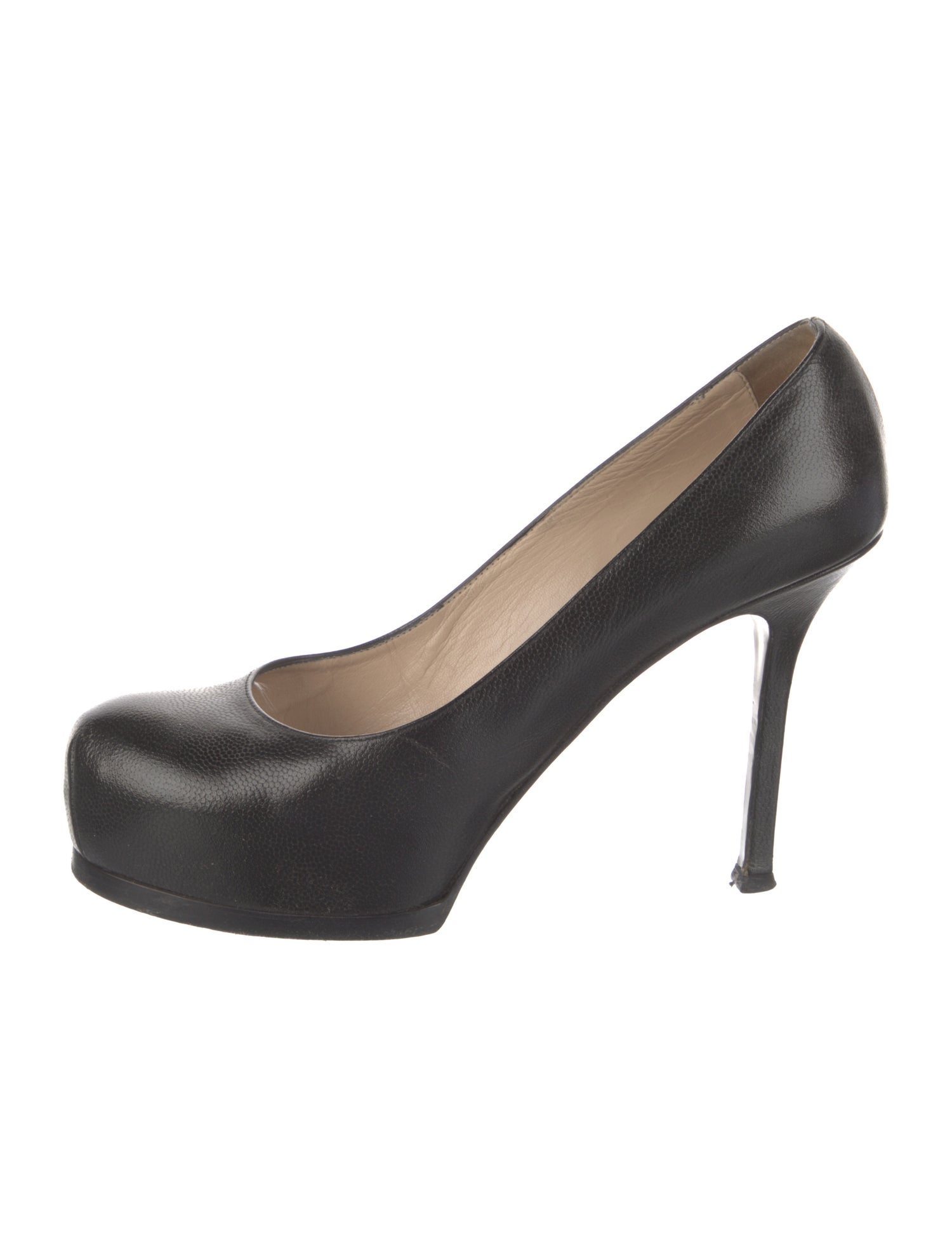Yves Saint Laurent Rive Gauche Leather Pumps