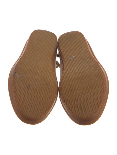 Yves Saint Laurent Rive Gauche Canvas Flats