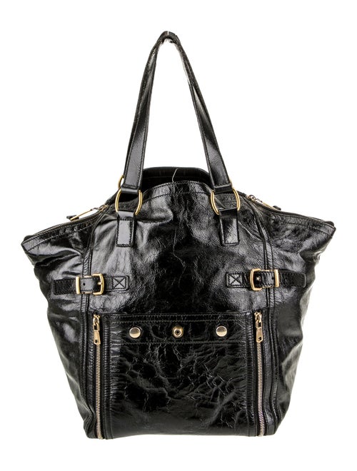 Yves Saint Laurent Rive Gauche Patent Leather Tote