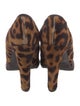 Yves Saint Laurent Rive Gauche Ponyhair Animal Print Pumps