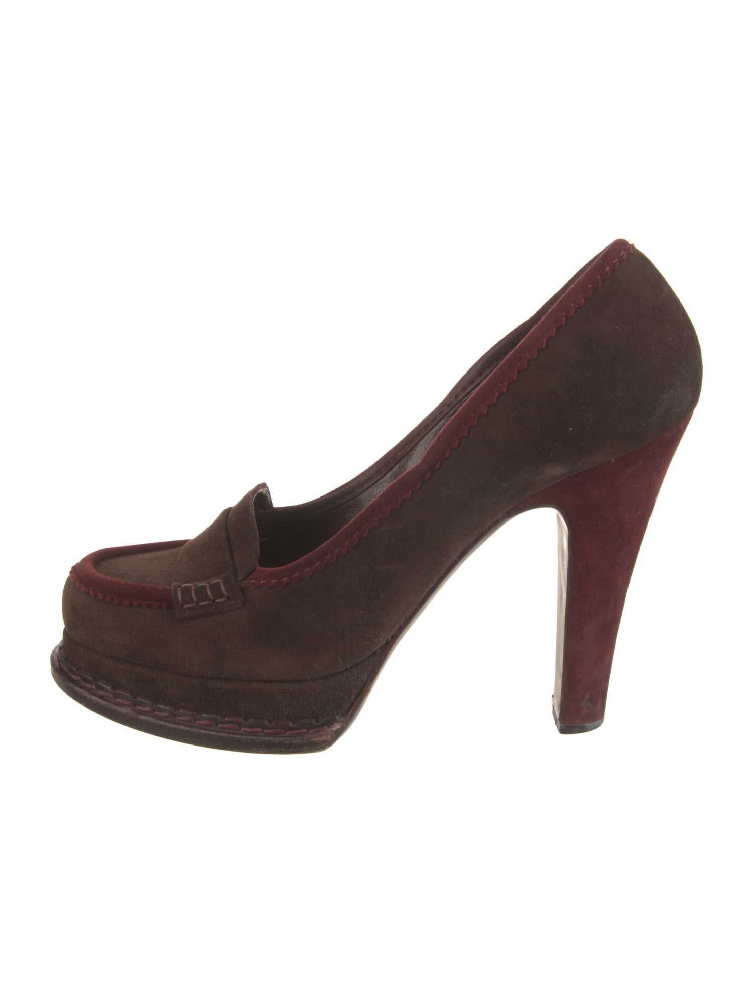 Yves Saint Laurent Rive Gauche Suede Pumps