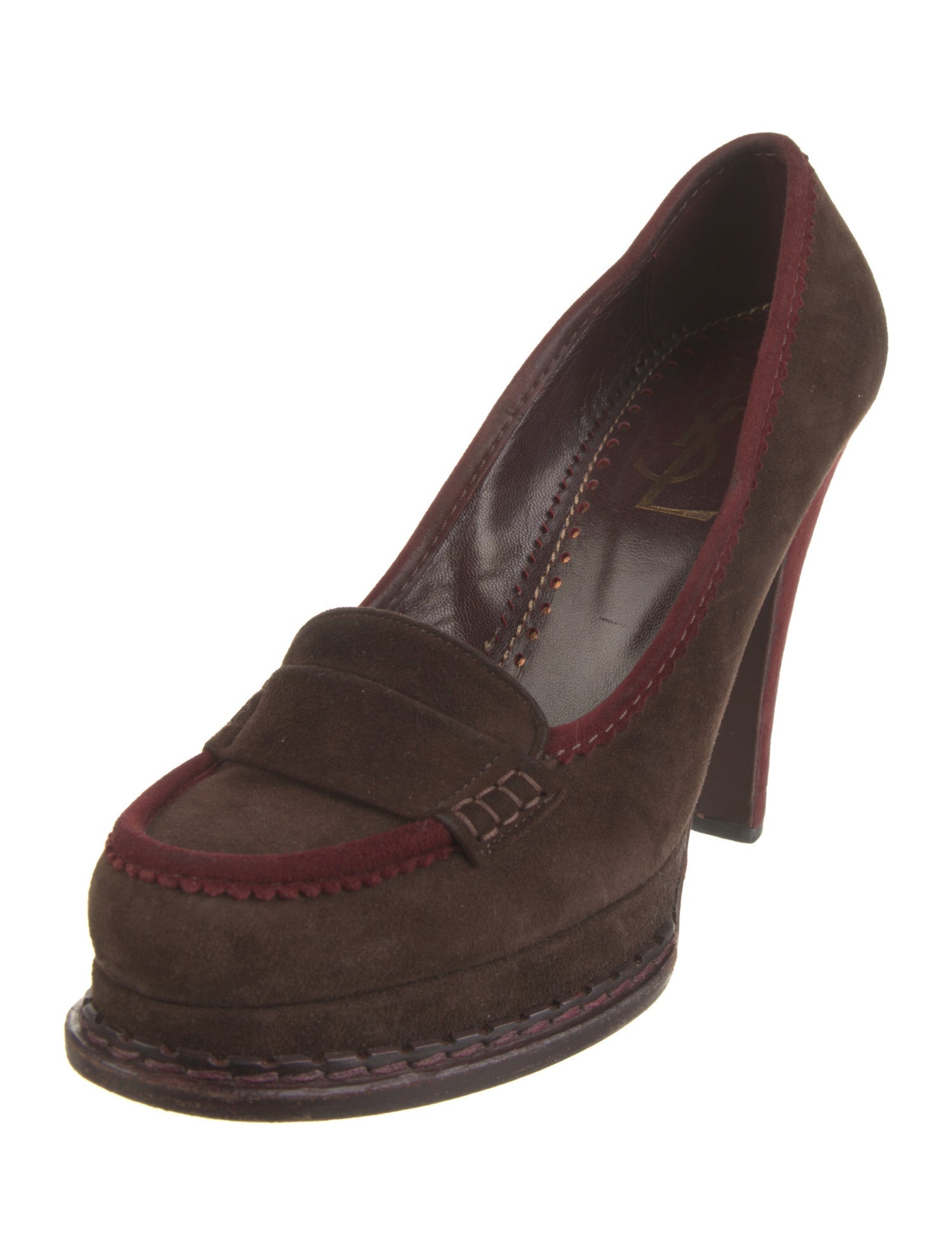 Yves Saint Laurent Rive Gauche Suede Pumps