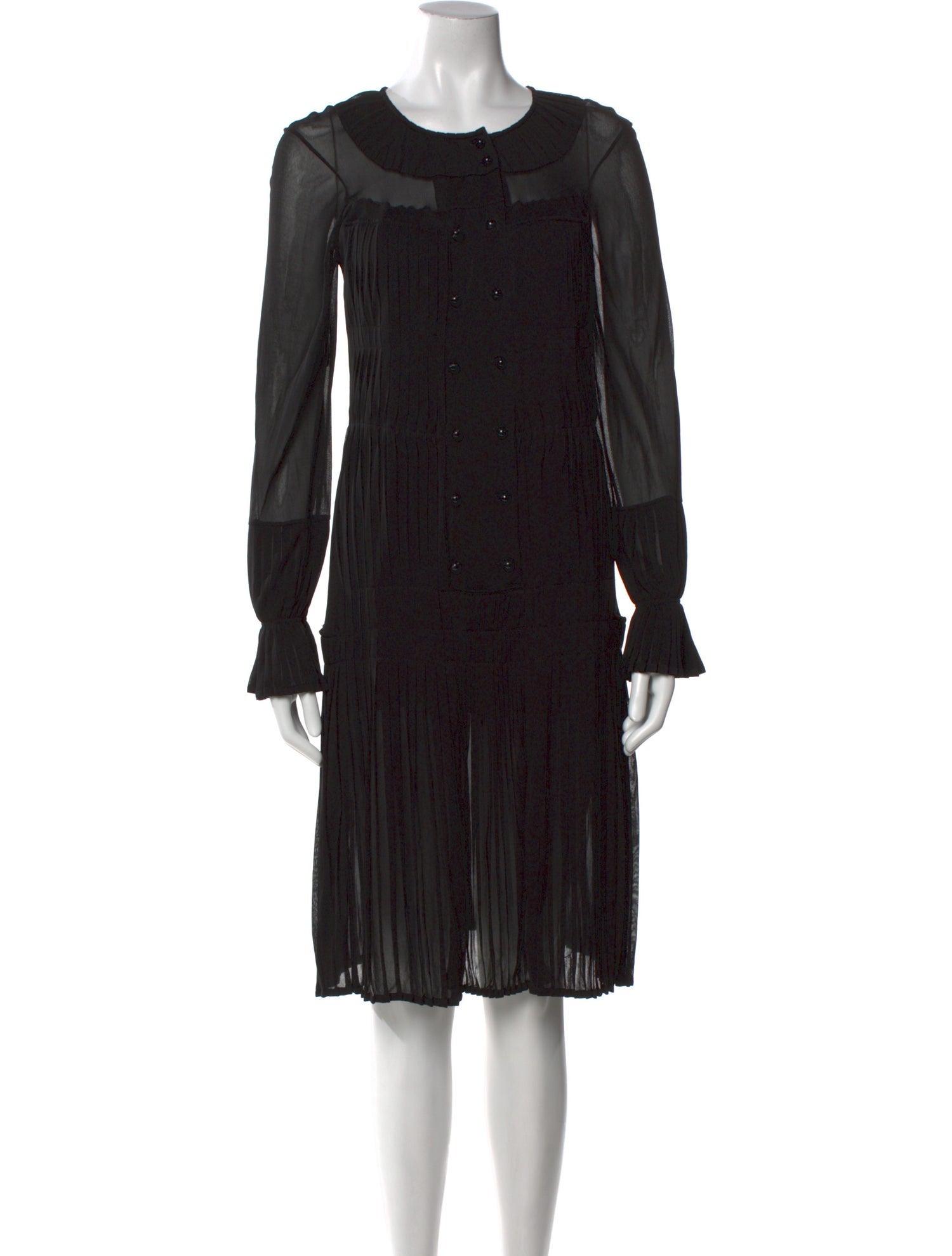 Yves Saint Laurent Rive Gauche Vintage Knee-Length Dress