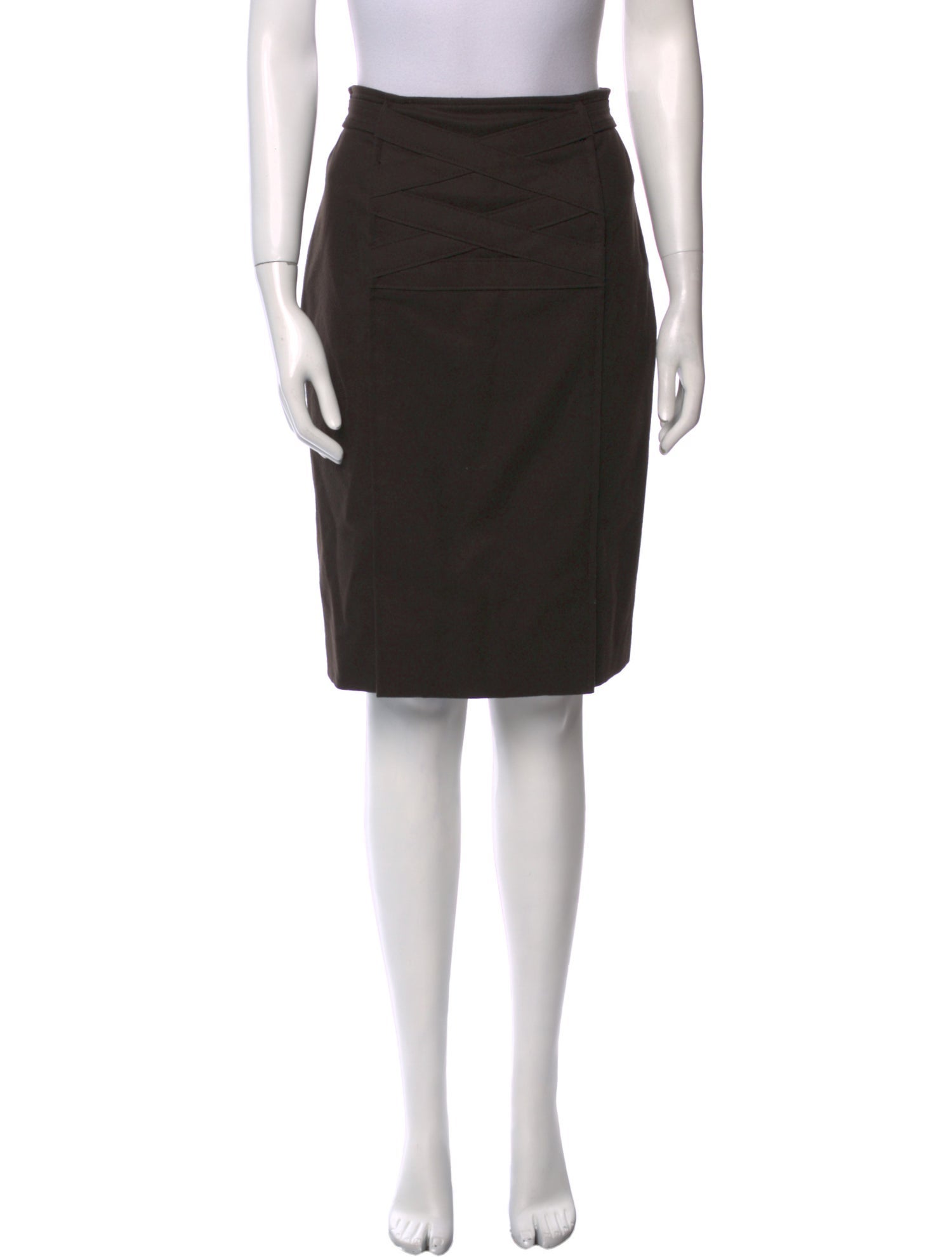 Yves Saint Laurent Rive Gauche Vintage Knee-Length Skirt