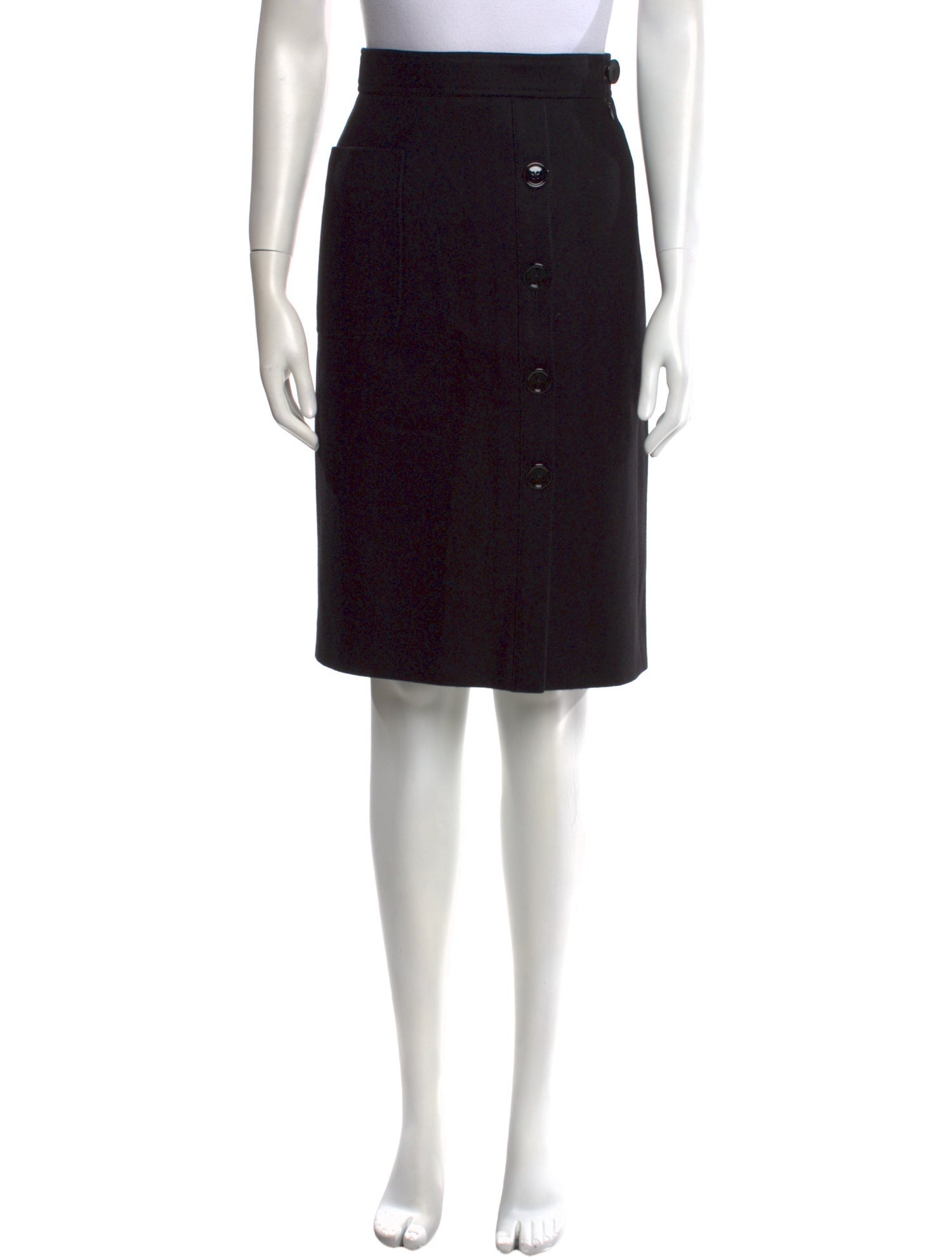 Yves Saint Laurent Rive Gauche Vintage Knee-Length Skirt