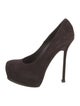 Yves Saint Laurent Rive Gauche Suede Pumps