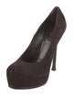 Yves Saint Laurent Rive Gauche Suede Pumps