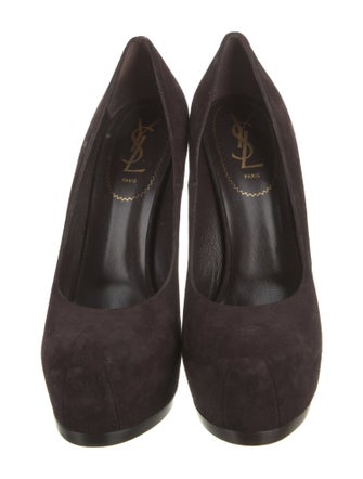 Yves Saint Laurent Rive Gauche Suede Pumps