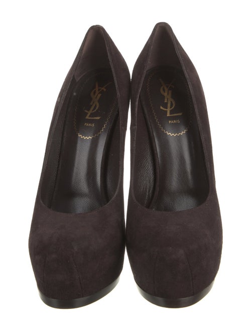 Yves Saint Laurent Rive Gauche Suede Pumps
