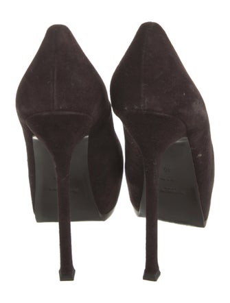 Yves Saint Laurent Rive Gauche Suede Pumps