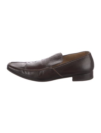 Yves Saint Laurent Rive Gauche Leather Loafers