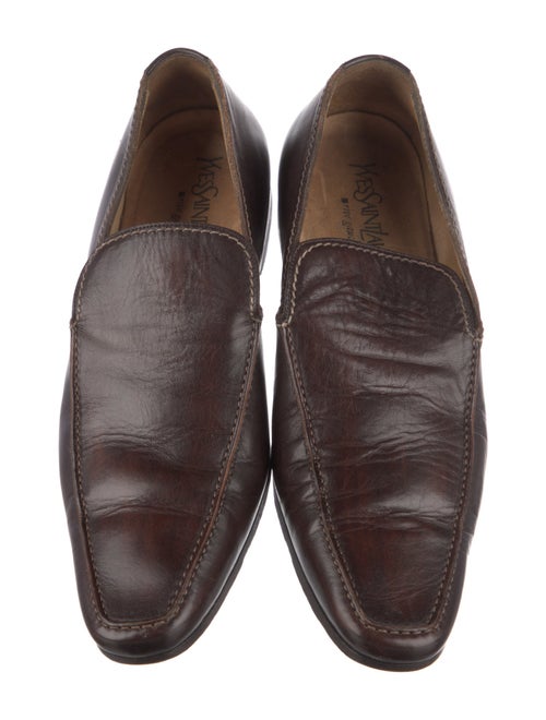 Yves Saint Laurent Rive Gauche Leather Loafers