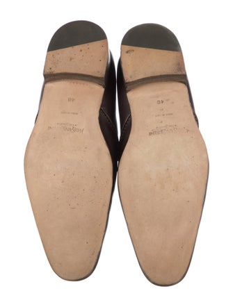 Yves Saint Laurent Rive Gauche Leather Loafers