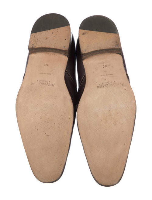 Yves Saint Laurent Rive Gauche Leather Loafers