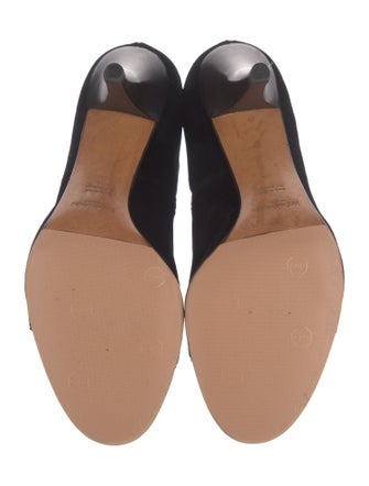 Yves Saint Laurent Rive Gauche Velvet Sandals