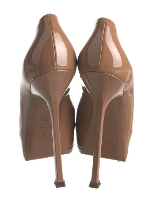Yves Saint Laurent Rive Gauche Patent Leather Pumps