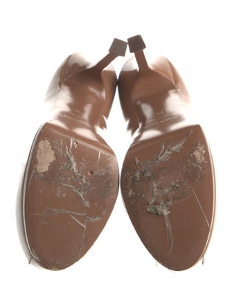 Yves Saint Laurent Rive Gauche Patent Leather Pumps