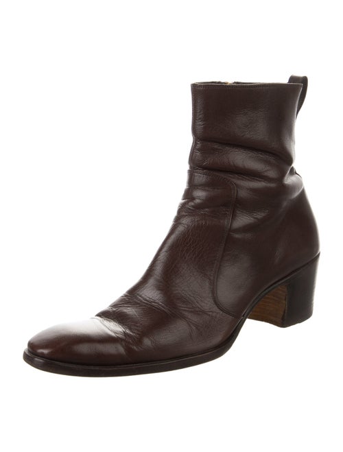 Yves Saint Laurent Rive Gauche Leather Boots