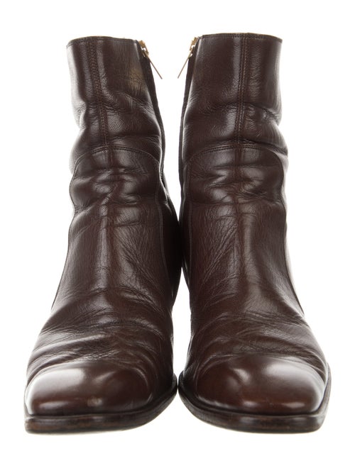 Yves Saint Laurent Rive Gauche Leather Boots