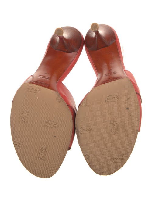 Yves Saint Laurent Rive Gauche Leather Fringe Trim Accent Sandals