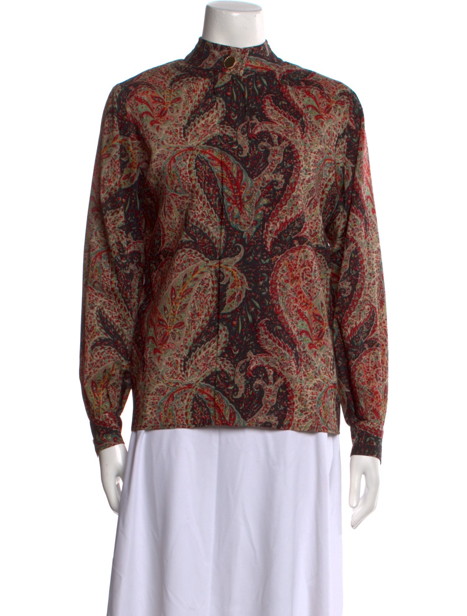 Yves Saint Laurent Rive Gauche Vintage Late 1980's - Early 1990's Blouse