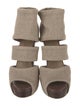 Yves Saint Laurent Rive Gauche Canvas Mules