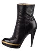 Yves Saint Laurent Rive Gauche Leather Boots