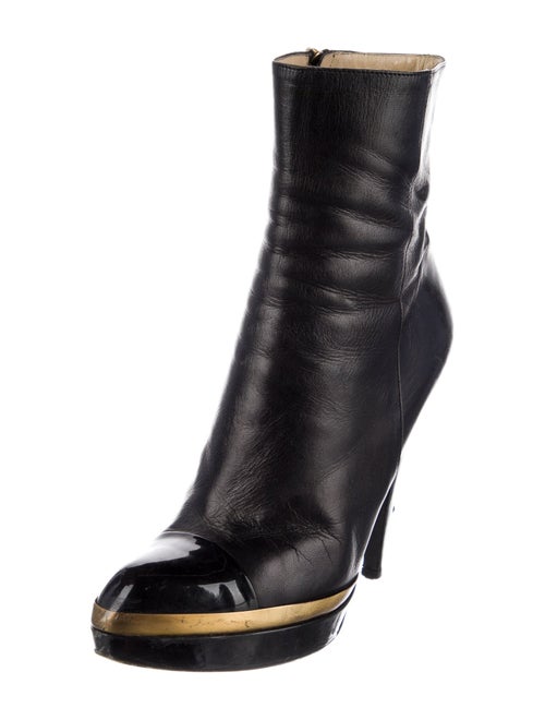 Yves Saint Laurent Rive Gauche Leather Boots