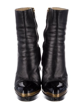 Yves Saint Laurent Rive Gauche Leather Boots