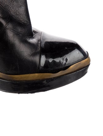 Yves Saint Laurent Rive Gauche Leather Boots