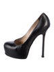 Yves Saint Laurent Rive Gauche Leather Pumps