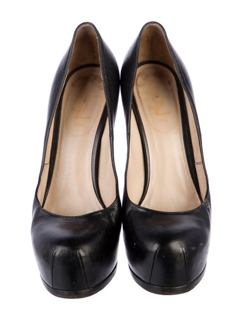 Yves Saint Laurent Rive Gauche Leather Pumps