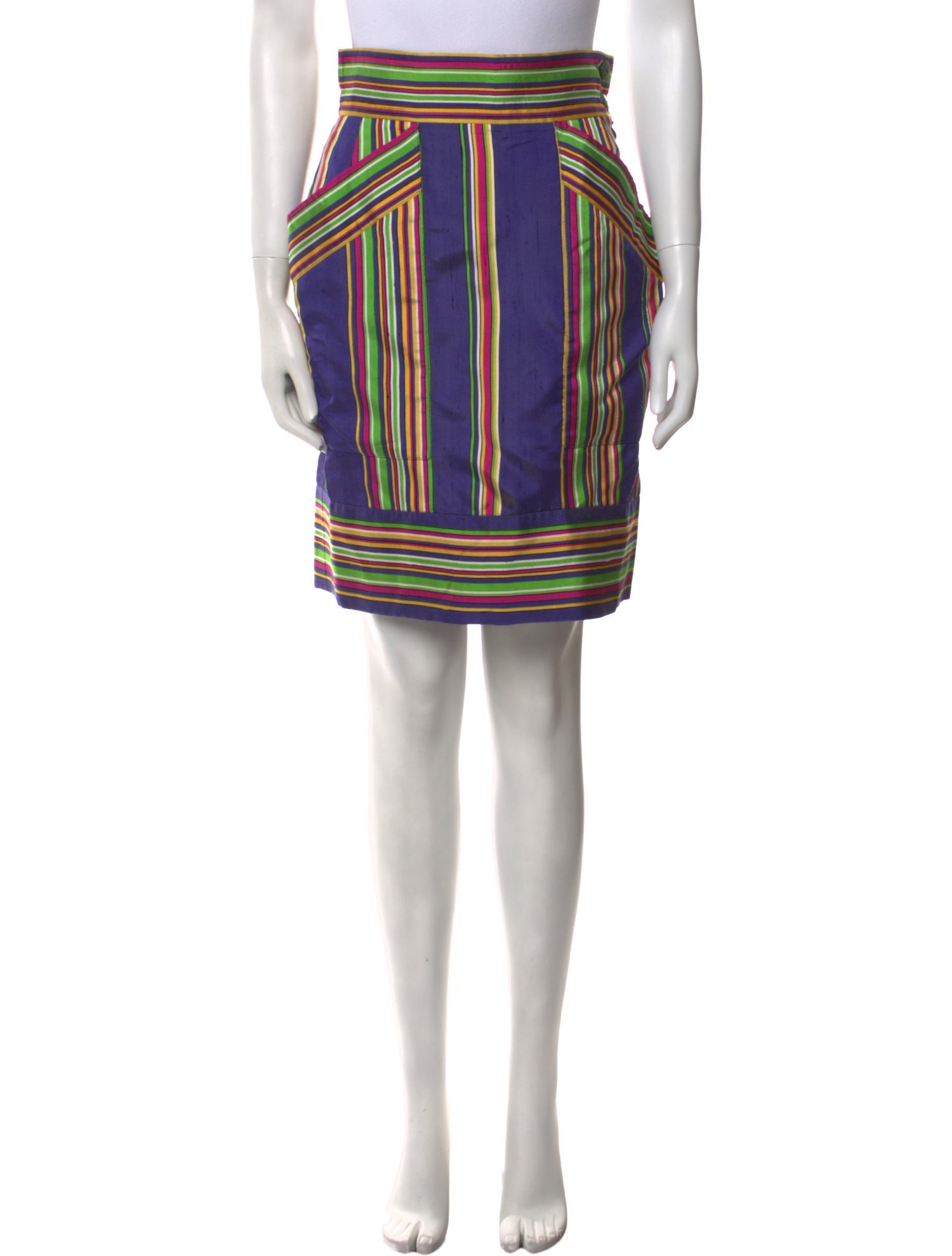 Yves Saint Laurent Rive Gauche Vintage Knee-Length Skirt