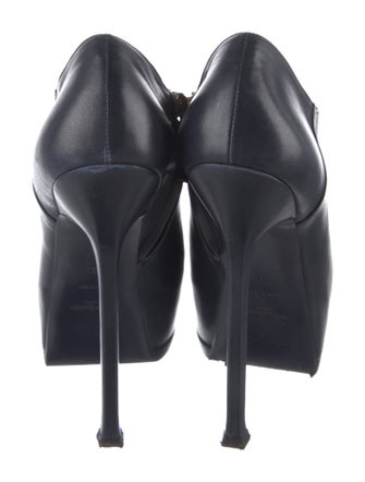 Yves Saint Laurent Rive Gauche Leather Boots