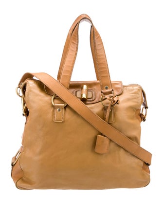 Yves Saint Laurent Rive Gauche Leather Top Handle Bag