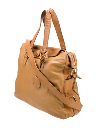 Yves Saint Laurent Rive Gauche Leather Top Handle Bag