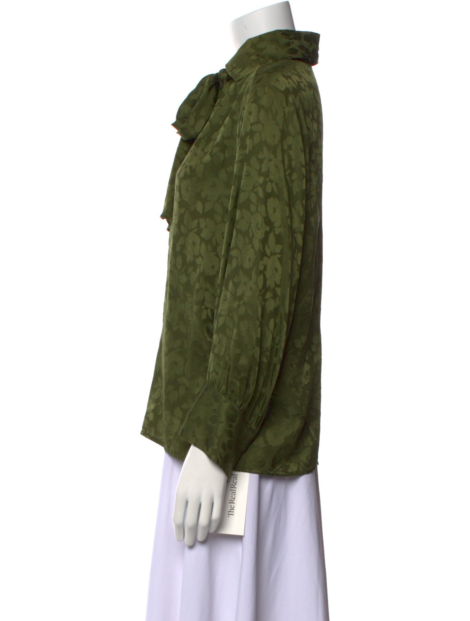 Yves Saint Laurent Rive Gauche Vintage 1980's Button-Up Top