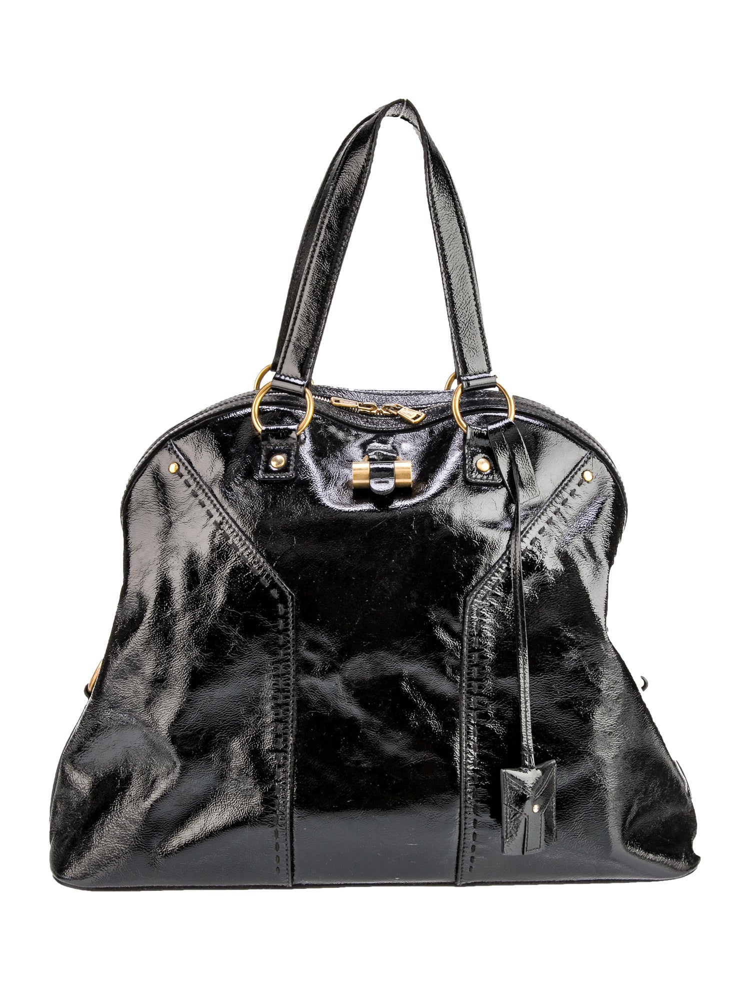 Yves Saint Laurent Rive Gauche Patent Leather Saint Laurent Muse