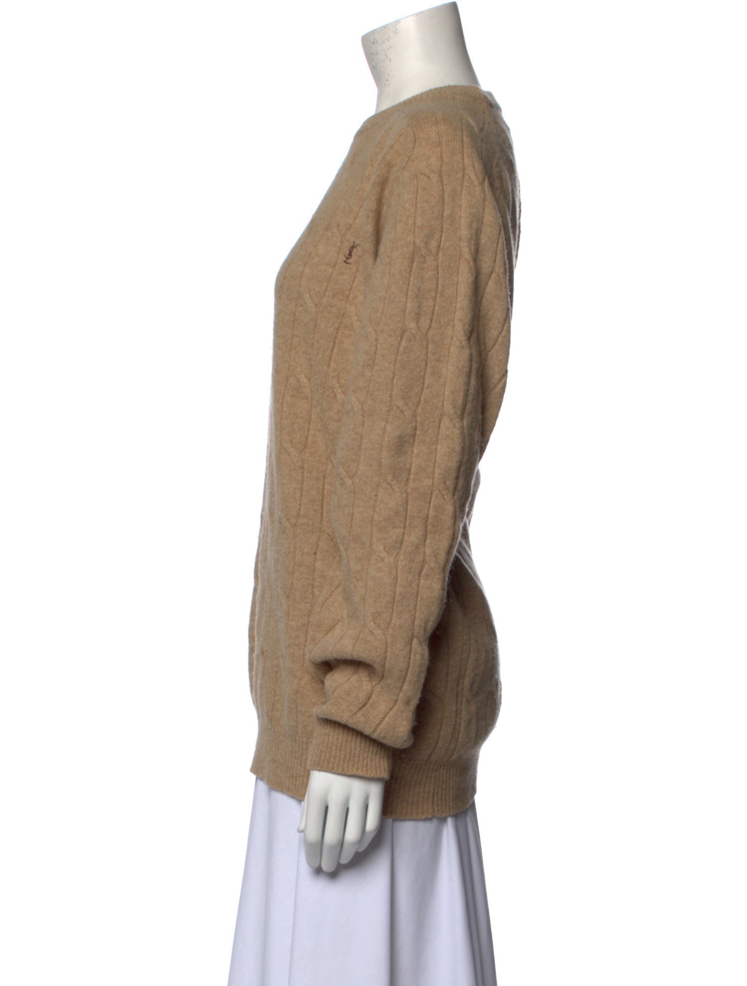 Yves Saint Laurent Wool Crew Neck Pullover