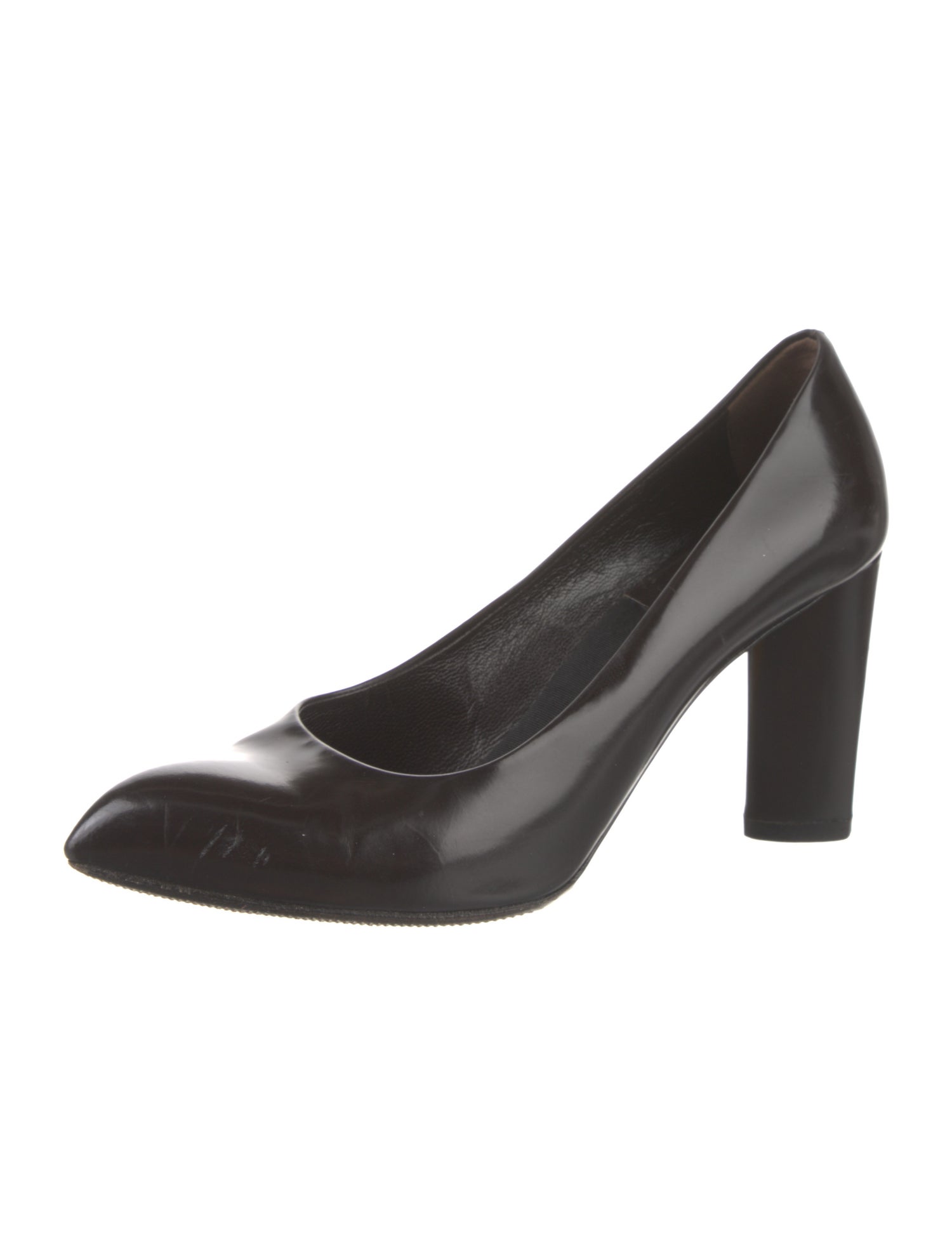 Yves Saint Laurent Rive Gauche Leather Pumps