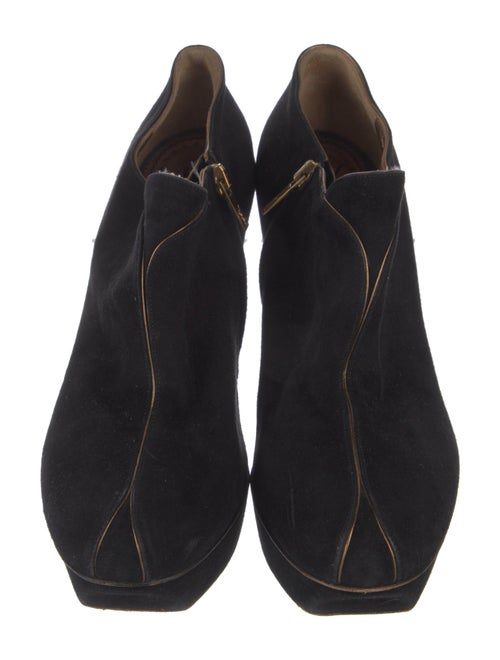 Yves Saint Laurent Rive Gauche Suede Pumps
