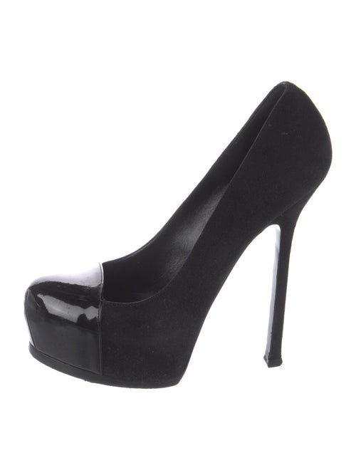 Yves Saint Laurent Rive Gauche Suede Pumps