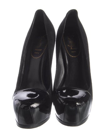 Yves Saint Laurent Rive Gauche Suede Pumps