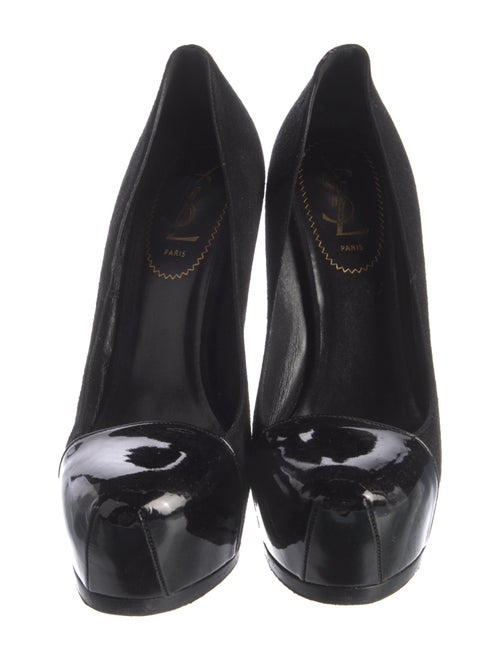 Yves Saint Laurent Rive Gauche Suede Pumps
