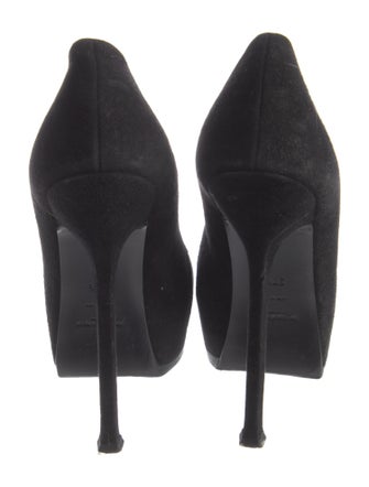 Yves Saint Laurent Rive Gauche Suede Pumps
